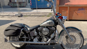 21 inch Mammoth Fat Spoke Wheels Harley Davidson heritage nostalgia