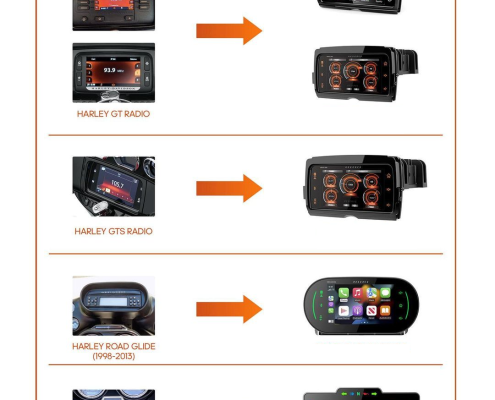 Road Glide Carplay navigatie 2000 tot en met 2013