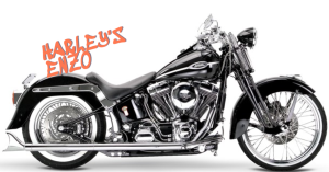 Samson fishtails exhaust Softail Samson fishtails exhaust Softail Harley Davidson