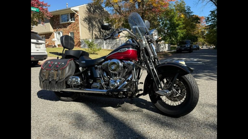 Videothumbnail: 2005 Harley Davidson Softail Springer  Two Tone Lava Red Sunglo  Walkaround